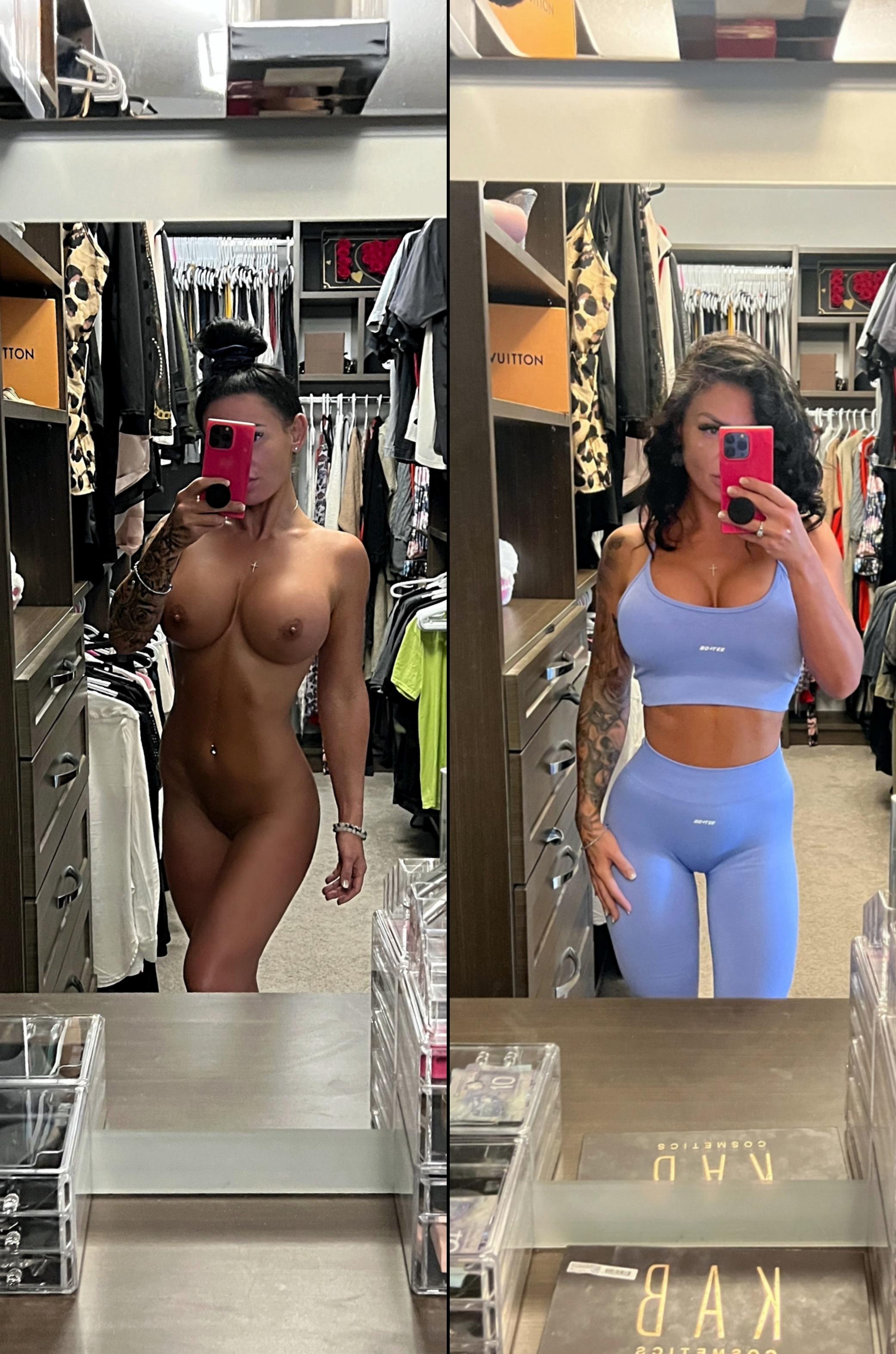 What the guys at the gym see vs what my trainer sees during Ch3ck ins